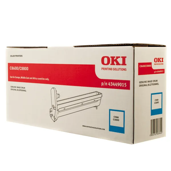 Драм-картридж C8600 голубой Oki (43449015) - Фото 2