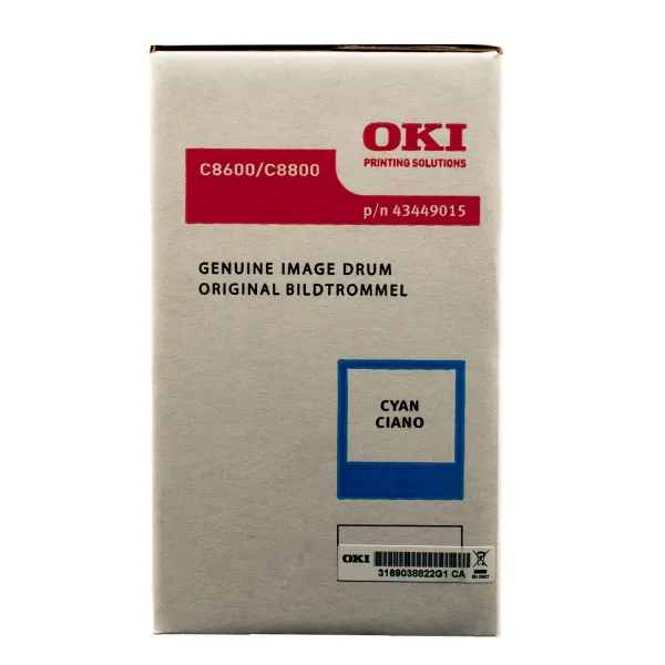 Драм-картридж C8600 голубой Oki (43449015) - Фото 3