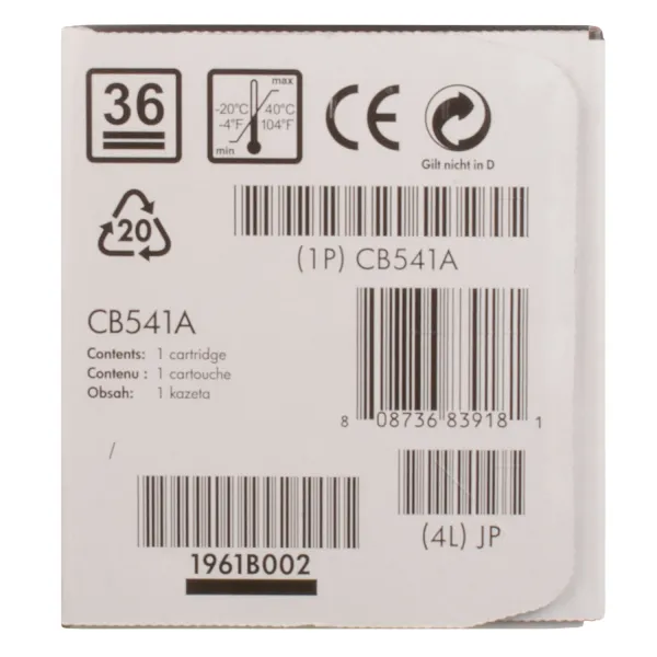 Картридж 125A блакитний HP (CB541A) - Фото 2