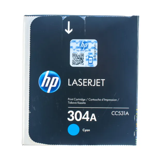 Картридж 304A голубой HP (CC531A) - Фото 4