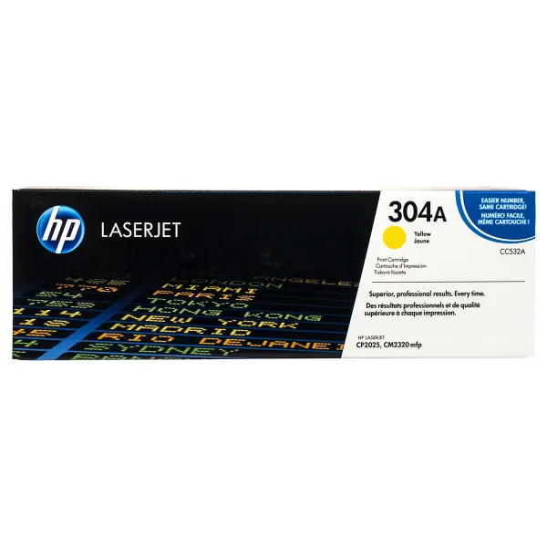 Картридж 304A желтый HP (CC532A)