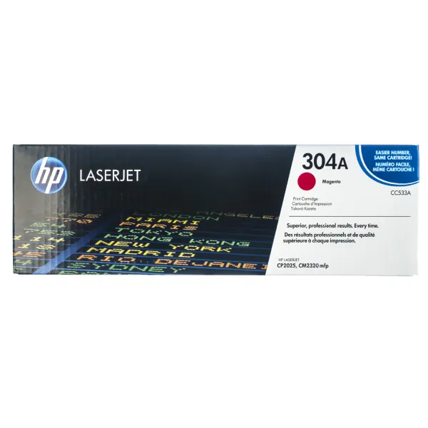 Картридж 304A пурпурный HP (CC533A) - Фото 4