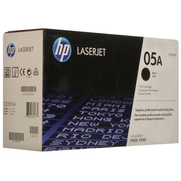 Картридж 05A черный HP (CE505A)