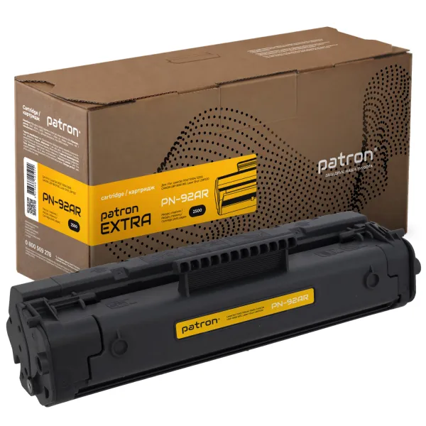 Картридж сумісний HP 92A (C4092A) Extra Patron (PN-92AR)
