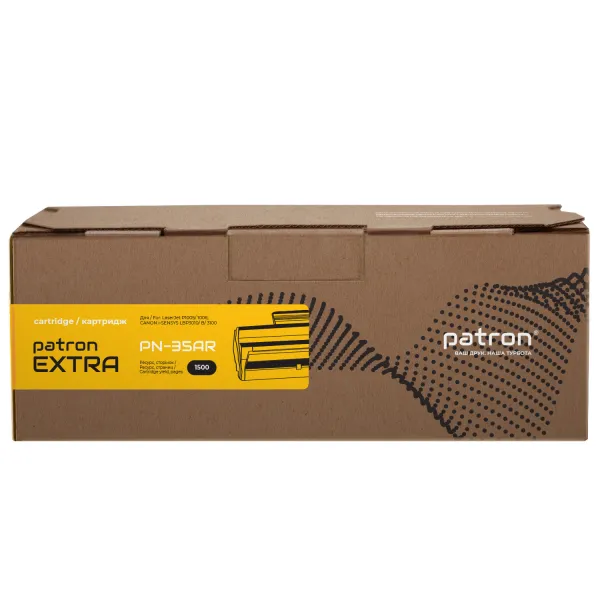 Картридж совместимый HP 35A (CB435A) Extra Patron (PN-35AR) - Фото 4