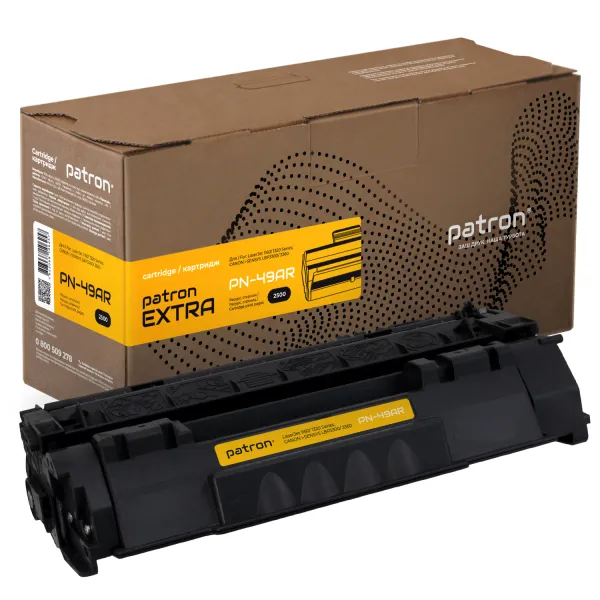 Картридж совместимый HP 49A (Q5949A) Extra Patron (PN-49AR)