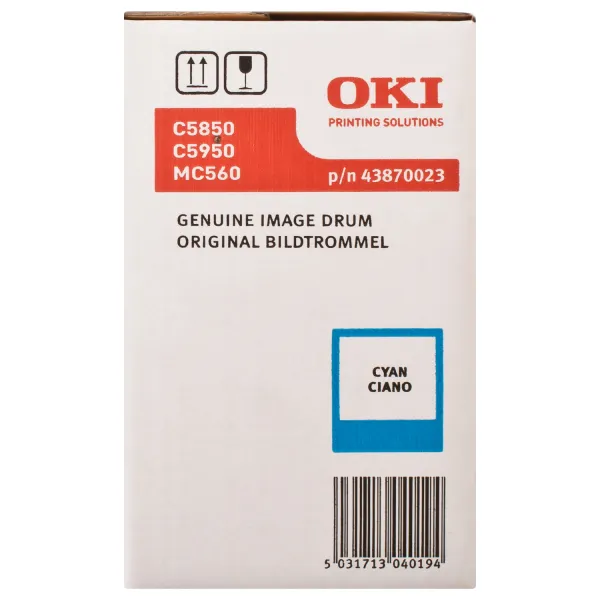 Драм-картридж C5850_5950 блакитний Oki (43870023) - Фото 5