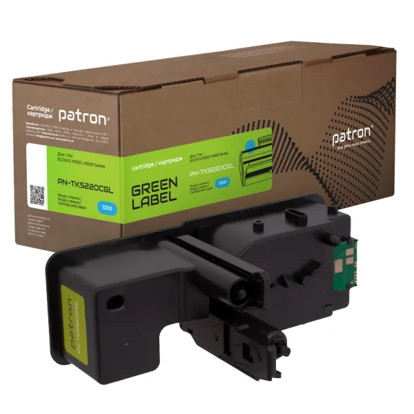 Тонер-картридж совместимый Kyocera Mita TK-5220C голубой Green Label Patron (PN-TK5220CGL)