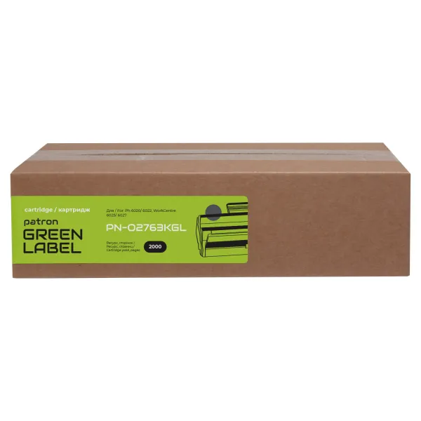 Тонер-картридж совместимый XER 106R02763 Green Label, черный Patron (PN-02763KGL) - Фото 3