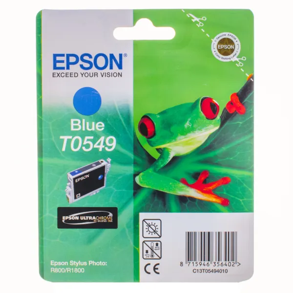 Картридж C13T05494010 голубой Epson