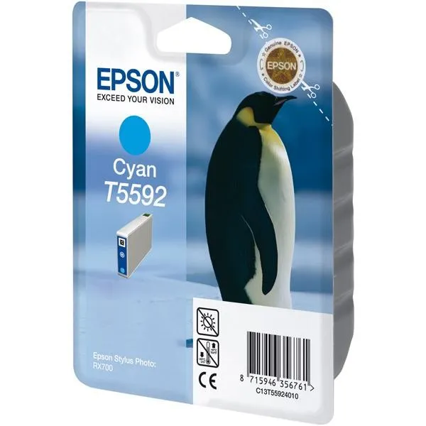 Картридж T559240 голубой Epson (C13T55924010)