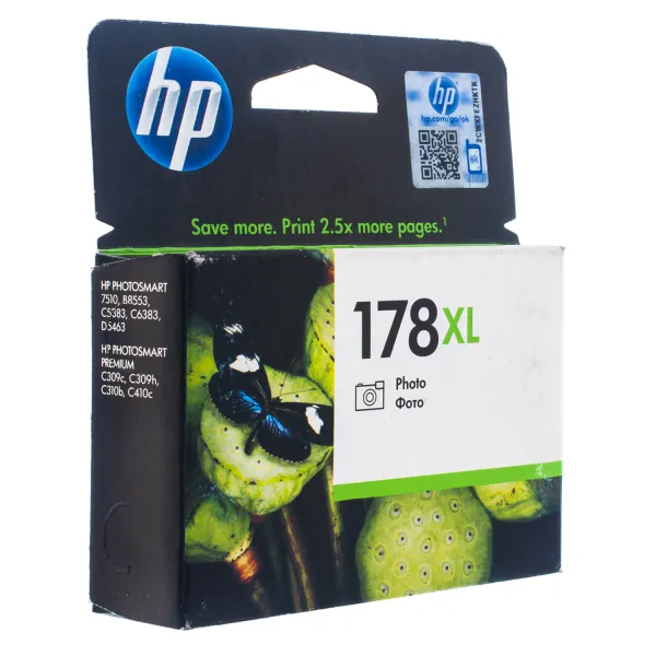 Картридж PS CB322HE фото черный HP (№178XL)