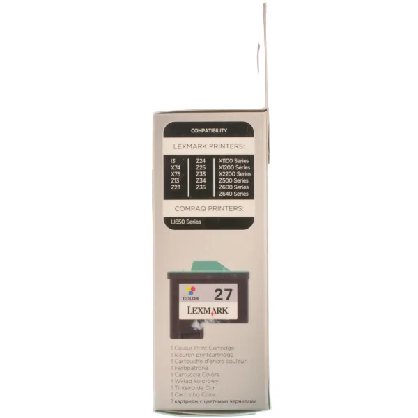 Картридж №27X кольоровий Lexmark (10NX227) - Фото 5