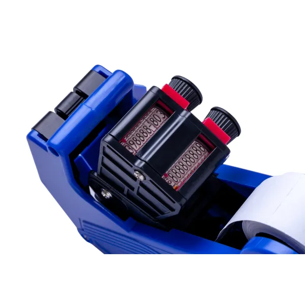 Етикет-пістолет дворядковий, горизонтальний, синій Buromax (BM.4312) - Фото 2