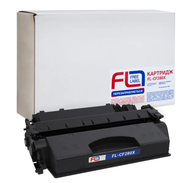 Картридж совместимый HP 80X (CF280X) Free Label (FL-CF280X)