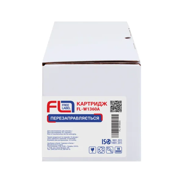 Картридж сумісний HP 136A (W1360A) Free Label (FL-W1360A) - Фото 3