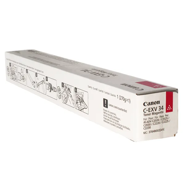 Тонер-картридж C-EXV34 пурпуровий Canon (3784B002)