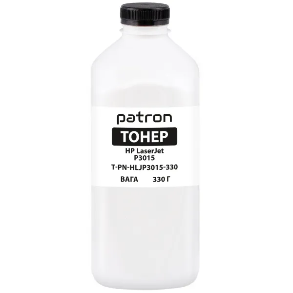 Тонер HP LJ Enterprise P3015 флакон, 330 г Patron (PN-HLJP3015-330)
