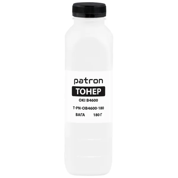 Тонер Oki B4600 флакон, 180 г Patron (PN-OB4600-180)