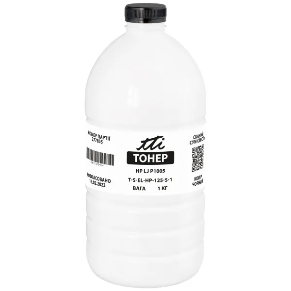 Тонер HP LJ P1005 флакон, 1 кг TTI (TSM-T125-S-1)