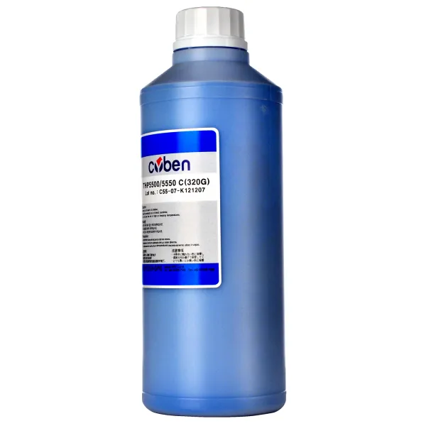 Тонер HP CLJ 5500 флакон, 320г, голубой Hanp - Фото 2