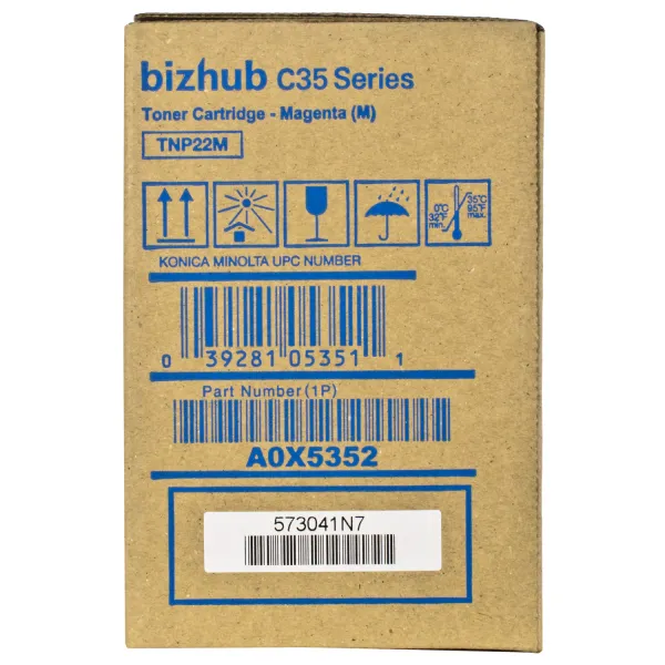 Тонер-картридж TNP-22M пурпурный Konica Minolta (A0X5352) - Фото 3