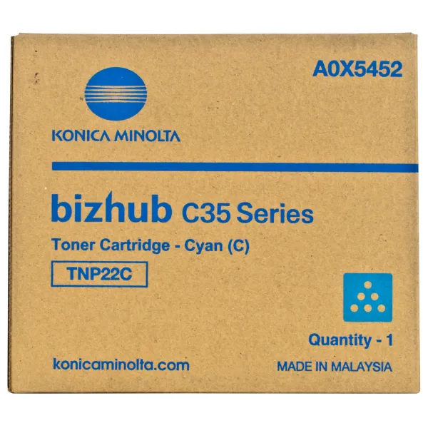 Тонер-картридж TNP-22C голубой Konica Minolta (A0X5452) - Фото 5