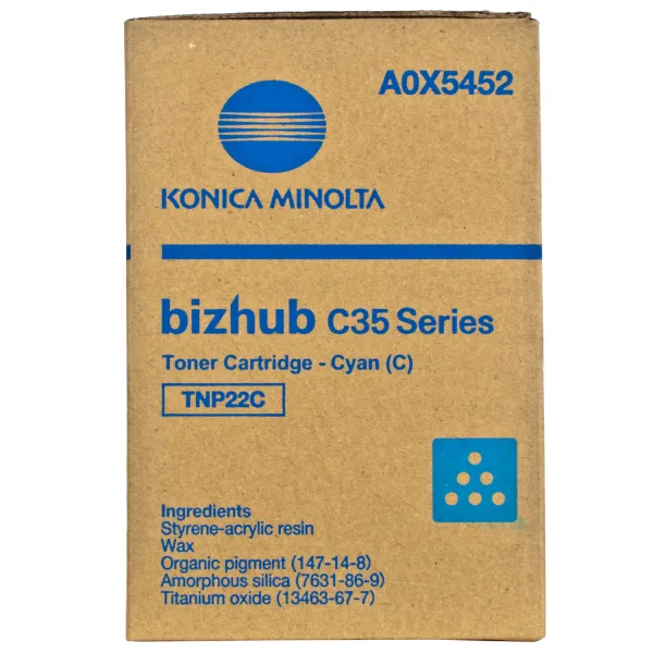 Тонер-картридж TNP-22C голубой Konica Minolta (A0X5452) - Фото 4