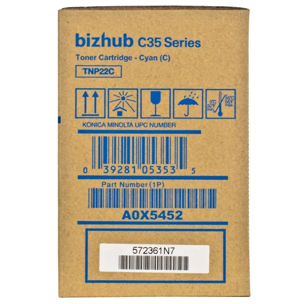 Тонер-картридж TNP-22C голубой Konica Minolta (A0X5452) - Фото 3