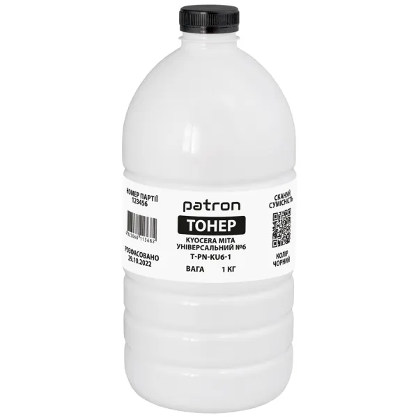 Тонер Kyocera Mita універсальний №6 флакон, 1 кг Patron (PN-KU6-1)