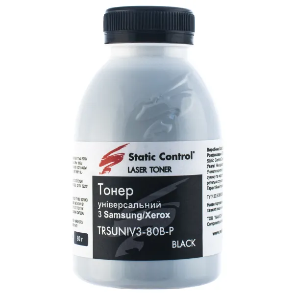 Тонер Samsung универсальный TRSUNIV3 флакон, 80 г SCC (TRSUNIV3-80B-P)