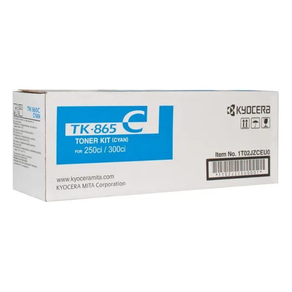 Тонер-картридж TK-865 блакитний Kyocera Mita (1T02JZCEU0)