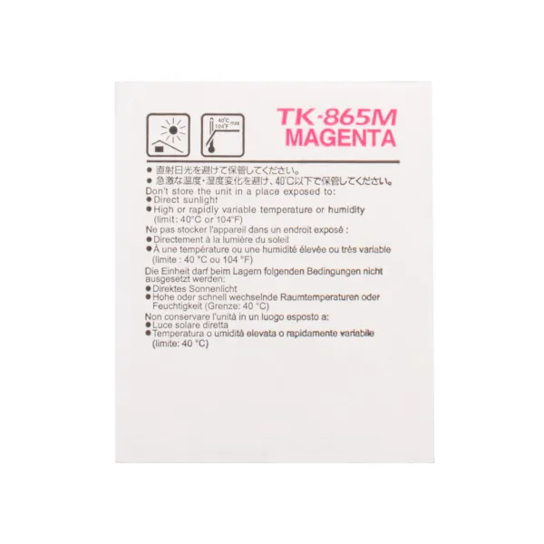 Тонер-картридж TK-865 пурпурный Kyocera Mita (1T02JZBEU0) - Фото 6