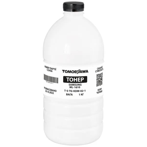 Тонер Samsung ML-1610 флакон, 1 кг Tomoegawa (TSM-KDM-02-1)