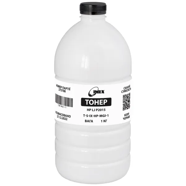 Тонер HP LJ P2015 флакон, 1 кг Imex (TSM-MGi-1)