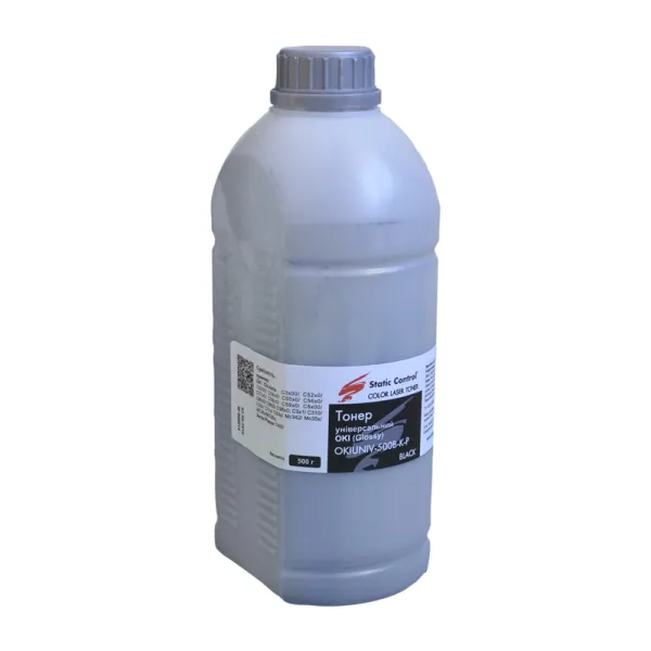 Тонер Oki універсальний OKIUNIV флакон, 500 г, чорний SCC (OKIUNIV-500B-K-P)