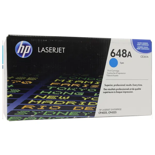 Картридж 648A голубой HP (CE261A)