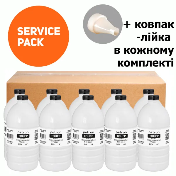 Тонер Brother універсальний №4 Service Pack, флакон 10x1 кг Patron (PN-BU4-10SP)