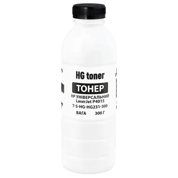 Тонер HP универсальный LaserJet P4015 флакон, 300 г HG toner (TSM-HG231-300)
