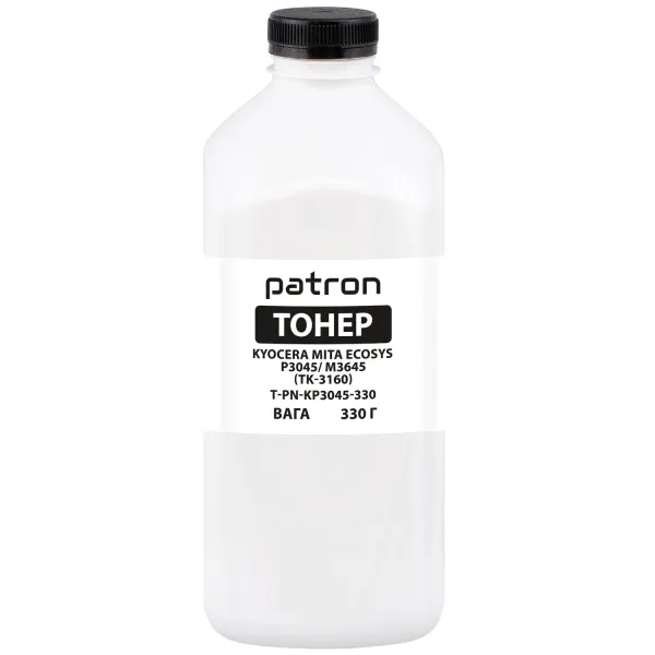 Тонер Kyocera Mita Ecosys P3045/M3645 флакон, 330 г Patron (PN-KP3045-330)
