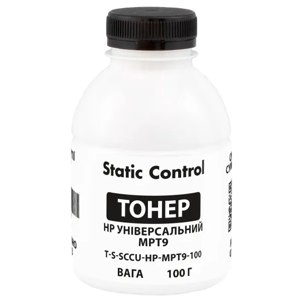 Тонер HP универсальный MPT9 флакон, 100 г SCC (TSM-MPT9-100)