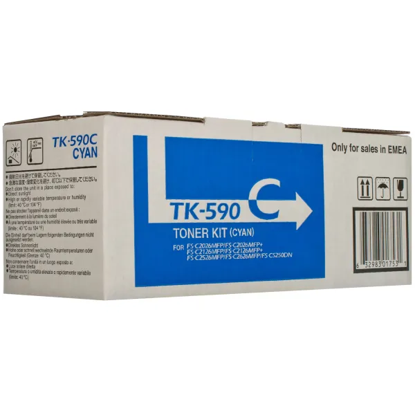 Тонер-картридж TK-590C голубой Kyocera Mita (1T02KVCNL0)