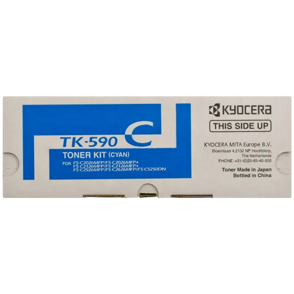Тонер-картридж TK-590C блакитний Kyocera Mita (1T02KVCNL0) - Фото 4