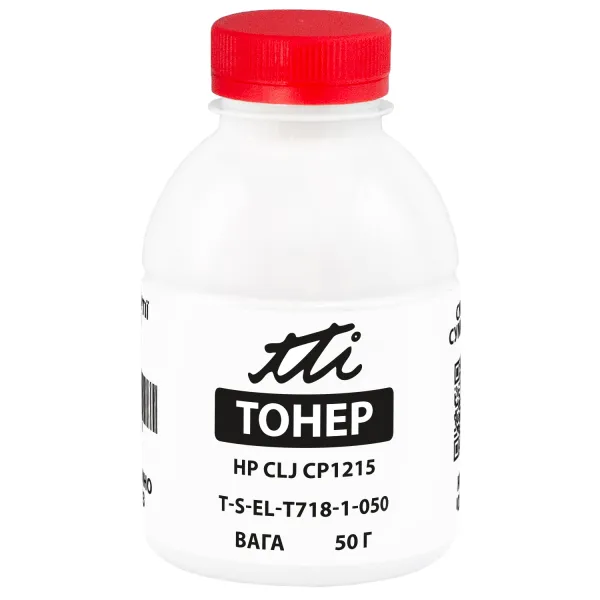 Тонер HP CLJ CP1215 флакон, 50 г, пурпурный TTI (TSM-T718-1-050)
