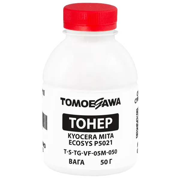 Тонер Kyocera Mita Ecosys P5021 флакон, 50 г, пурпурный Tomoegawa (TSM-VF-05M-050)