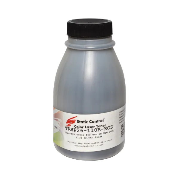 Тонер HP CLJ 2600 флакон, 110 г, черный SCC (TRHP26-110B-KOS)