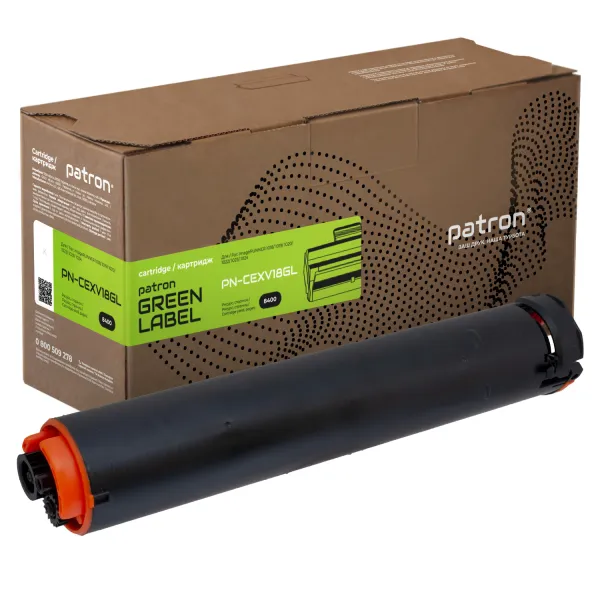 Тонер-картридж совместимый Canon C-EXV18 Green Label Patron (PN-CEXV18GL)