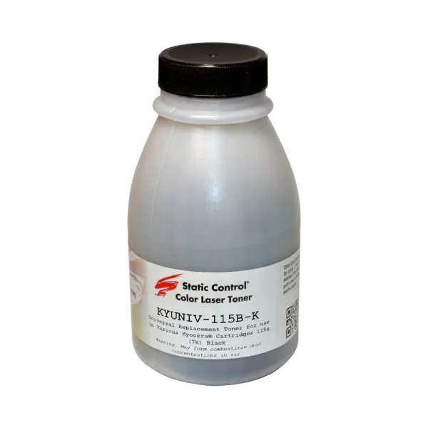Тонер Kyocera Mita универсальный KYUNIV флакон, 115 г, черный SCC (KYUNIV-115B-K)