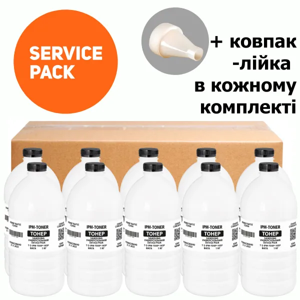 Тонер Samsung универсальный Service Pack, флакон 10x1 кг IPM (TSM-TDSP-10SP)
