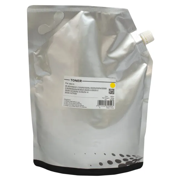 Тонер Canon imageRUNNER ADVANCE C3320 пакет, 1 кг, желтый (TF8Y) CET (CET121095)